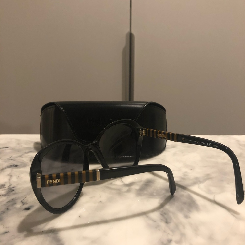 Fendi Sunglasses with original fendi print on the sides